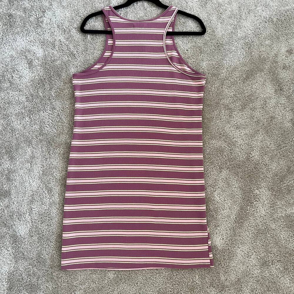 NWT Wild Fable Pink Striped Ribbed Racerback Body Con Dress Size: XL - Picture 8 of 11